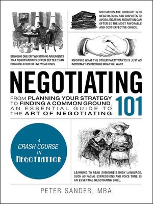 cover image of Negotiating 101